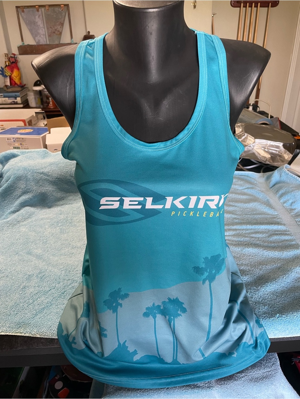 Selkirk Women's Teal Pickleball Tank Top